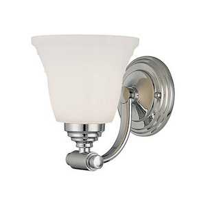 1 Light Wall Sconce-7.5 Inches Tall and 6 Inches Wide