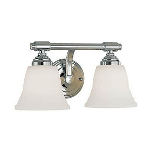 2 Light Bath Vanity-7.5 Inches Tall and 13 Inches Wide