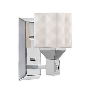 1 Light Wall Sconce-8 Inches Tall and 4 Inches Wide