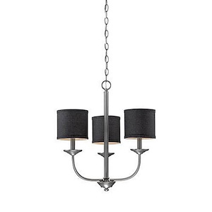 Jackson - 3 Light Chandelier-19 Inches Tall and 21 Inches Wide
