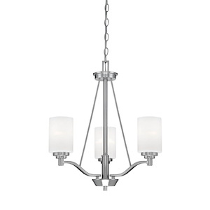 Durham - 3 Light Chandelier-23 Inches Tall and 20.5 Inches Wide