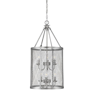 Akron - 6 Light Pendant-32 Inches Tall and 15 Inches Wide - 708322