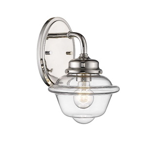 Neo-Industrial - 1 Light Wall Sconce-11.5 Inches Tall and 7.5 Inches Wide - 1219552