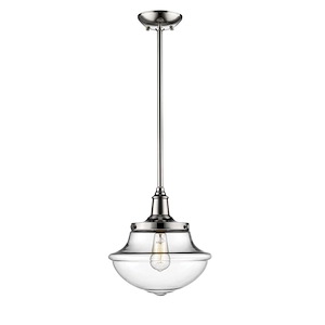 Neo-Industrial - 1 Light Pendant-45.5 Inches Tall and 12 Inches Wide - 708397