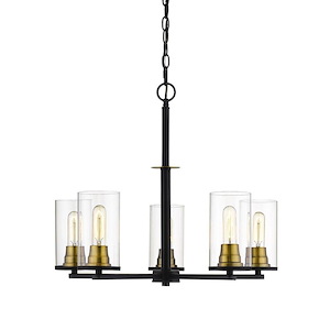 Burbank - 5 Light Chandelier-30 Inches Tall and 26 Inches Wide - 1093365