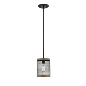 Mesa - 1 Light Mini-Pendant-44.5 Inches Tall and 4 Inches Wide - 1334278