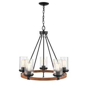 Taos - 5 Light Chandelier-24.5 Inches Tall and 26 Inches Wide