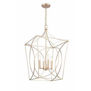 Tracy - 4 Light Pendant-30.5 Inches Tall and 18 Inches Wide - 1062299
