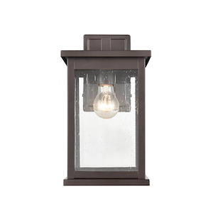 Bowton - 1 Light Outdoor Hanging Lantern-13 Inches Tall and 7 Inches Wide - 1062301