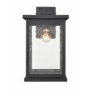 Bowton - 1 Light Outdoor Hanging Lantern-15.25 Inches Tall and 8.5 Inches Wide - 1062302