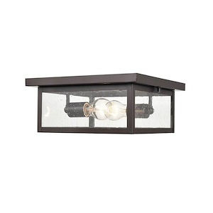Evanton - 2 Light Outdoor Hanging Lantern-5.25 Inches Tall and 12 Inches Wide
