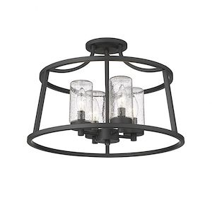 Errol - 4 Light Semi-Flush Mount-12.22 Inches Tall and 17.99 Inches Wide