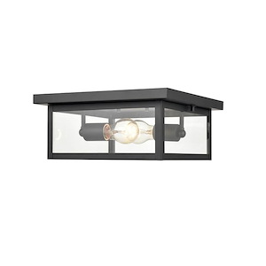 Evanton - 2 Light Outdoor Flush Mount-5.25 Inches Tall and 12 Inches Wide - 1062316