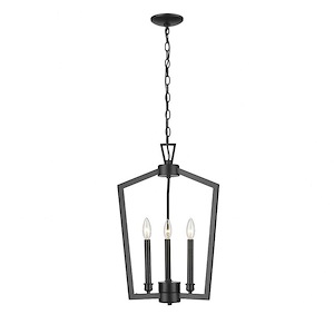 Lizabeth - 3 Light Pendant-23 Inches Tall and 16 Inches Wide