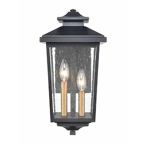 Eldrick - 2 Light Outdoor Hanging Lantern-16.88 Inches Tall and 8.25 Inches Wide - 1062336