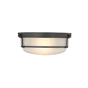 Arlson - 2 Light Flush Mount-5.38 Inches Tall and 13 Inches Wide