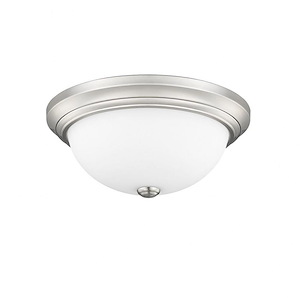 2 Light Flush Mount-5.62 Inches Tall and 13 Inches Wide
