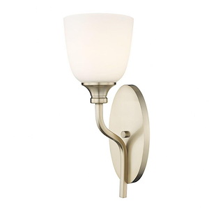 Alberta - 1 Light Wall Sconce-14 Inches Tall and 6 Inches Wide