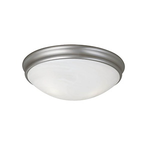 1 Light Flush Mount-4.5 Inches Tall and 10 Inches Wide
