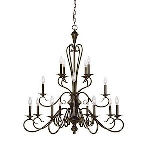 Devonshire - 16 Light Flush Mount-41 Inches Tall and 36.5 Inches Wide - 1145362