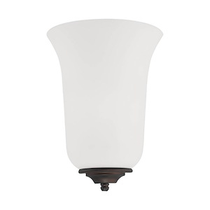 1 Light ADA Wall Sconce-9.5 Inches Tall and 8 Inches Wide