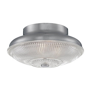 1 Light Flush Mount-4.63 Inches Tall and 10 Inches Wide