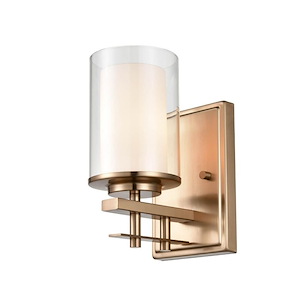 Huderson - 1 Light Wall Sconce-8.75 Inches Tall and 4.75 Inches Wide - 1027223
