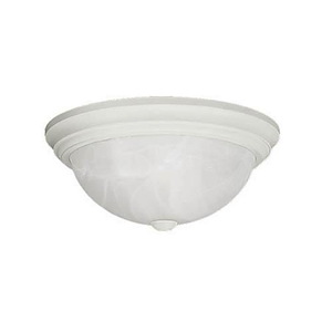 2 Light Flush Mount-5.5 Inches Tall and 13 Inches Wide
