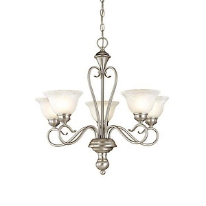 Devonshire - 5 Light Chandelier-24.5 Inches Tall and 25.5 Inches Wide - 1093438