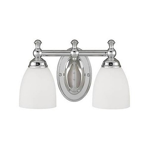 2 Light Bath Vanity-8 Inches Tall and 13 Inches Wide