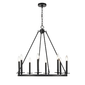 Florence - 8 Light Chandelier-27 Inches Tall and 28 Inches Wide