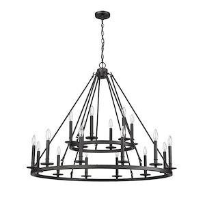 Florence - 18 Light Chandelier-34 Inches Tall and 42 Inches Wide