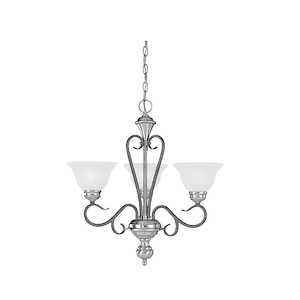 Devonshire - 3 Light Chandelier-24 Inches Tall and 23 Inches Wide - 708552