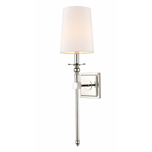 1 Light 60 Watt Wall Light 6.50 inches Wide and 26 inches Tall