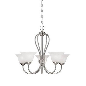 Main Street - 5 Light Chandelier-22 Inches Tall and 25.5 Inches Wide - 708675