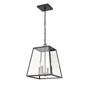 Grant - 4 Light Outdoor Pendant-15.5 Inches Tall and 12 Inches Wide