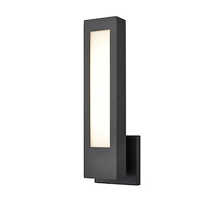 Amster - 12W 1 LED Outdoor Wall Mount-15.79 Inches Tall and 4.76 Inches Wide