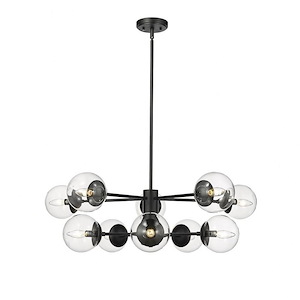 Avell - 10 Light Chandelier-11 Inches Tall and 36 Inches Wide - 1276250