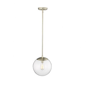 Avell - 1 Light Pendant-11.75 Inches Tall and 11 Inches Wide