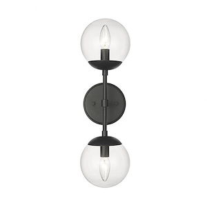 Avell - 2 Light Wall Sconce-19 Inches Tall and 5.5 Inches Wide