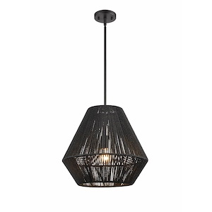 Elise - 1 Light Pendant-13.5 Inches Tall and 16 Inches Wide
