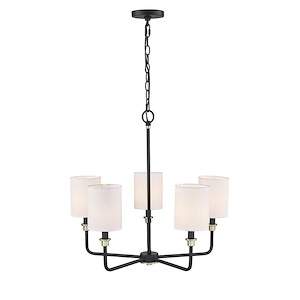 Chelsea - 5 Light Chandelier-22.75 Inches Tall and 24.75 Inches Wide - 1298291