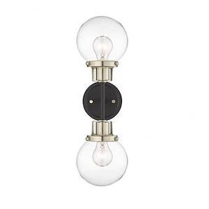 Mellrosa - 2 Light Wall Sconce-20 Inches Tall and 6 Inches Wide