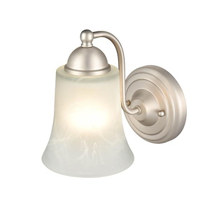 1 Light Wall Sconce-8 Inches Tall and 5.5 Inches Wide