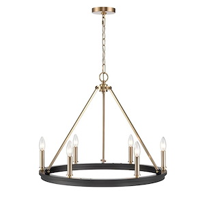 Carruth - 5 Light Chandelier-21 Inches Tall and 25 Inches Wide - 1266158