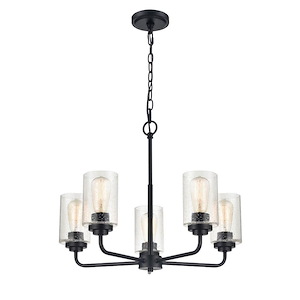 Moven - 5 Light Chandelier-18.75 Inches Tall and 23 Inches Wide