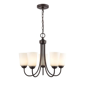 Ivey Lake - 5 Light Chandelier-17 Inches Tall and 20 Inches Wide - 1158361