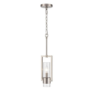 Caberton - 1 Light Pendant-21 Inches Tall and 4.75 Inches Wide