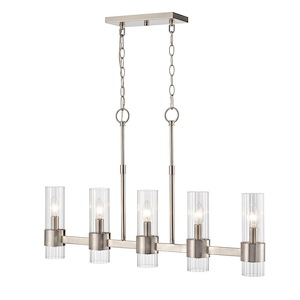 Caberton - 5 Light Chandelier-20 Inches Tall and 32 Inches Wide
