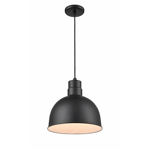 R Series - 11W 1 LED Pendant-11.5 Inches Tall and 12 Inches Wide - 1093485